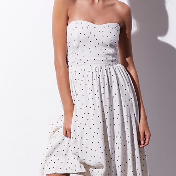 Free People Dresses & Skirts - NWOT FREE PEOPLE BELLA DONNA POLKA DOT MINI